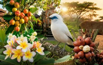 Complete List of 6 Native Balinese Flora and 4 Fauna