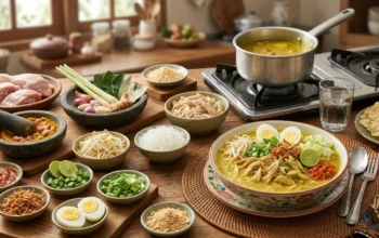 Resep Soto Ayam Lamongan Kuah Kuning Gurih Nendang, Wajib Coba!