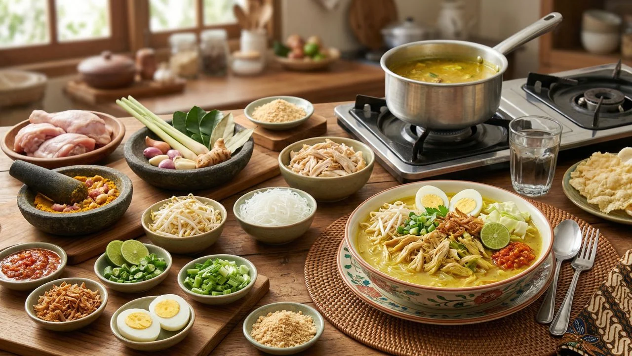 Soto Lamongan Kuah Kuning