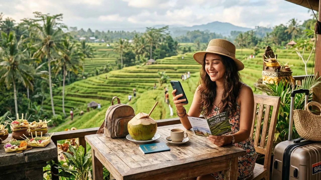 stuck holiday in bali