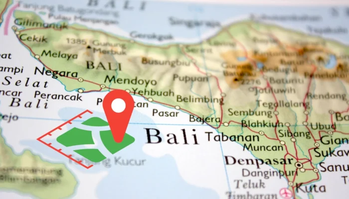 area map bali