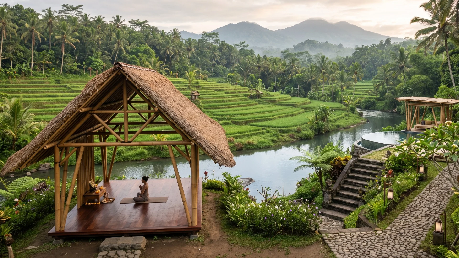 A calm and aesthetic healing place in Bali