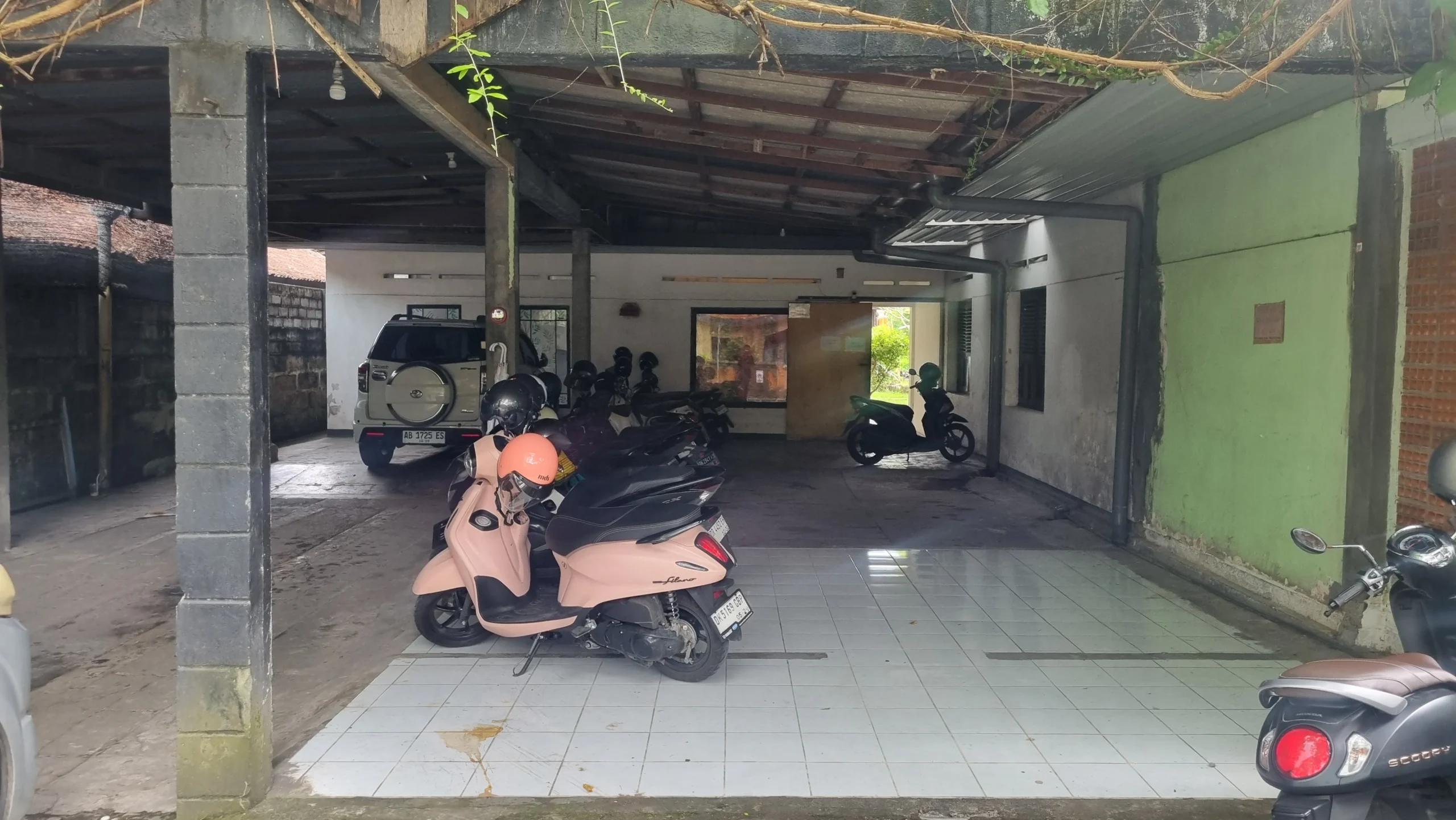 Hexagon Parking Area