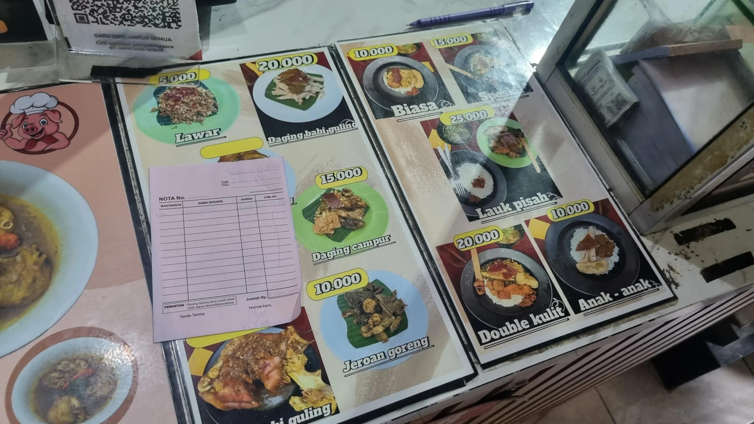 Harga Menu Babi Guling Malam