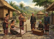 Ilustrasi suku bali aga