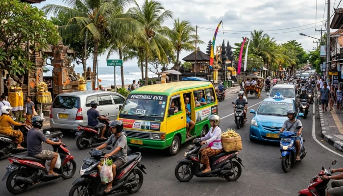 Welk vervoer is er in Bali voor toeristen?